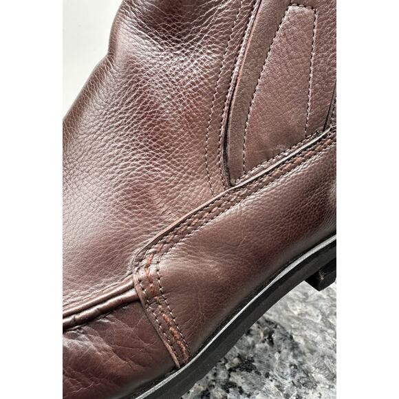 Baldinini Brown Leather Made in Italy Boots Men’s Size EU 39/ US 6 main image 12